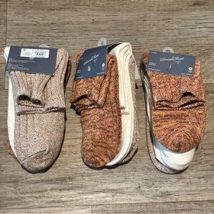 3sets - Universal thread Women 3pairs per pack  Ankle Socks shoe size 4-10 NEW